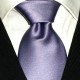 Cravatta tinta unita con iniziali
