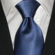 Cravatta tinta unita con iniziali